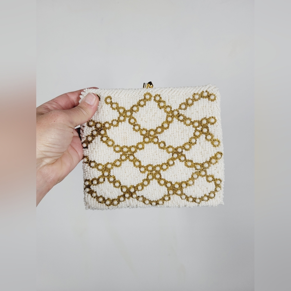 Mister Ernest Simon Pearl Beaded Handbag